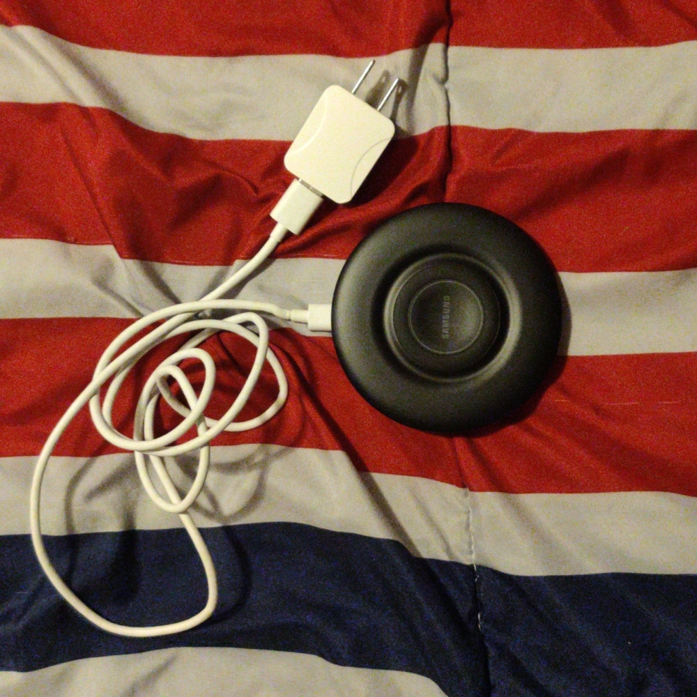 Samsung Wireless Charger with Aftermarket Cable